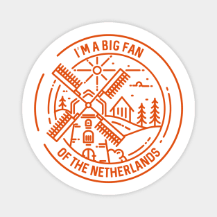 Big Fan Netherlands Magnet